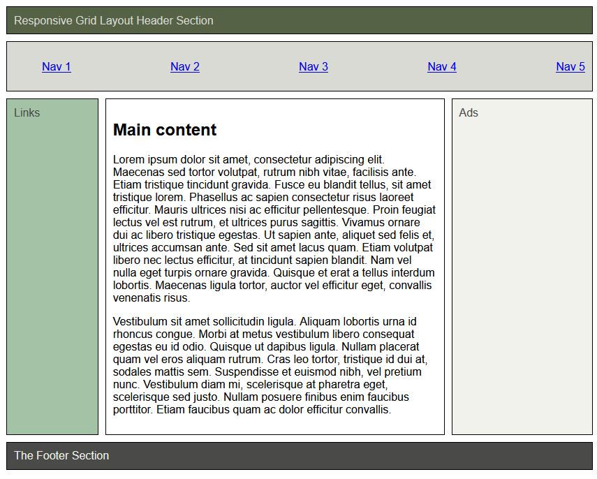 grid example page